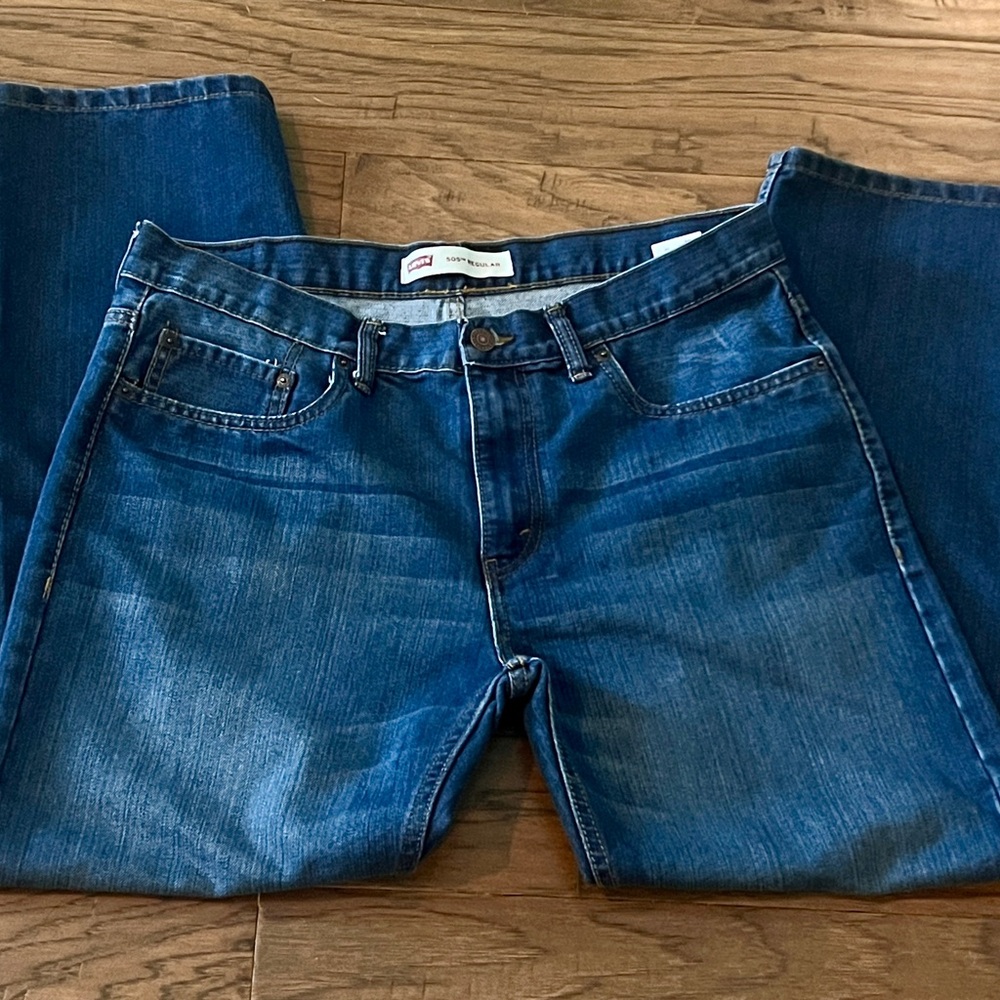 Levi's Dark Blue 505 regular18H Jeans